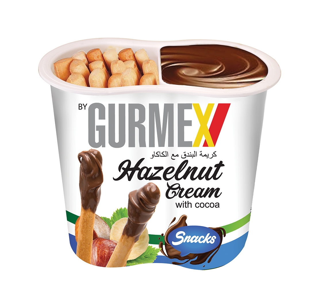 Gurmex Set of breadsticks and nut paste with cocoa