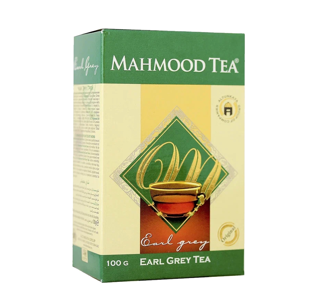 MAHMOOD EARL GREY TEA Махмуд черный чай Эрл Грей (бергамот) 100г